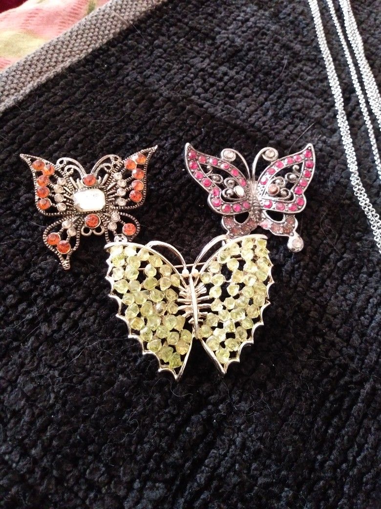 Butterfly Brooches