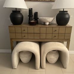 Like New Magnolia Home Console Table 