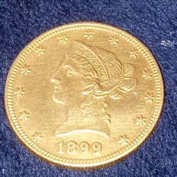 An 1899 $10 Gold Coin