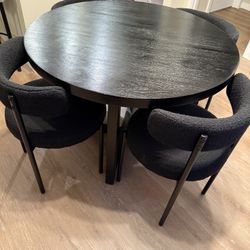 Round Wood Dining Table