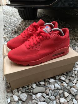 Nike Air Max 90 Hyperfuse USA Independence Day 613841-660 Size 8.5 Men