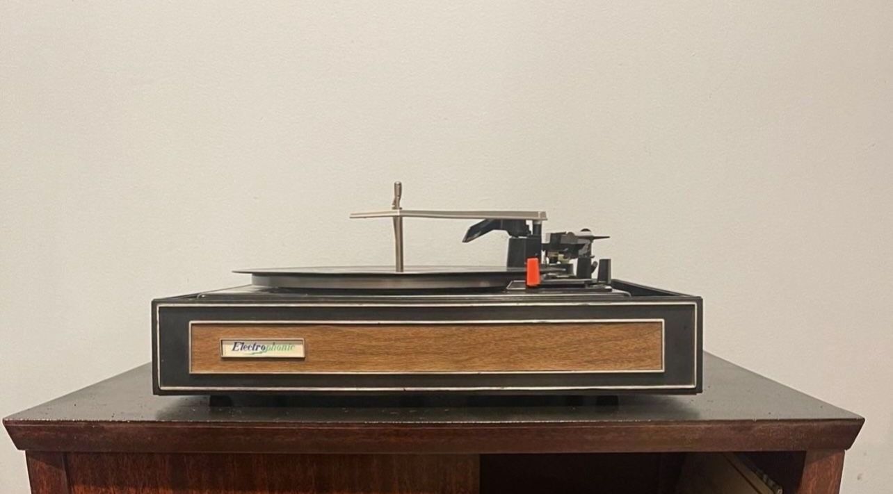 Mid Century Garrard Turntable / Record Player