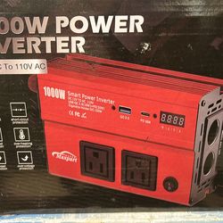 Power inverter 1000 watt 12 V DC  110AC