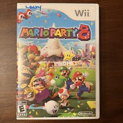 Mario Party 8 - Wii - Game, Manual And Case -tested