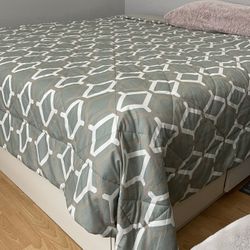 Kia King Bed frame With Bottom Drawers And Mattress