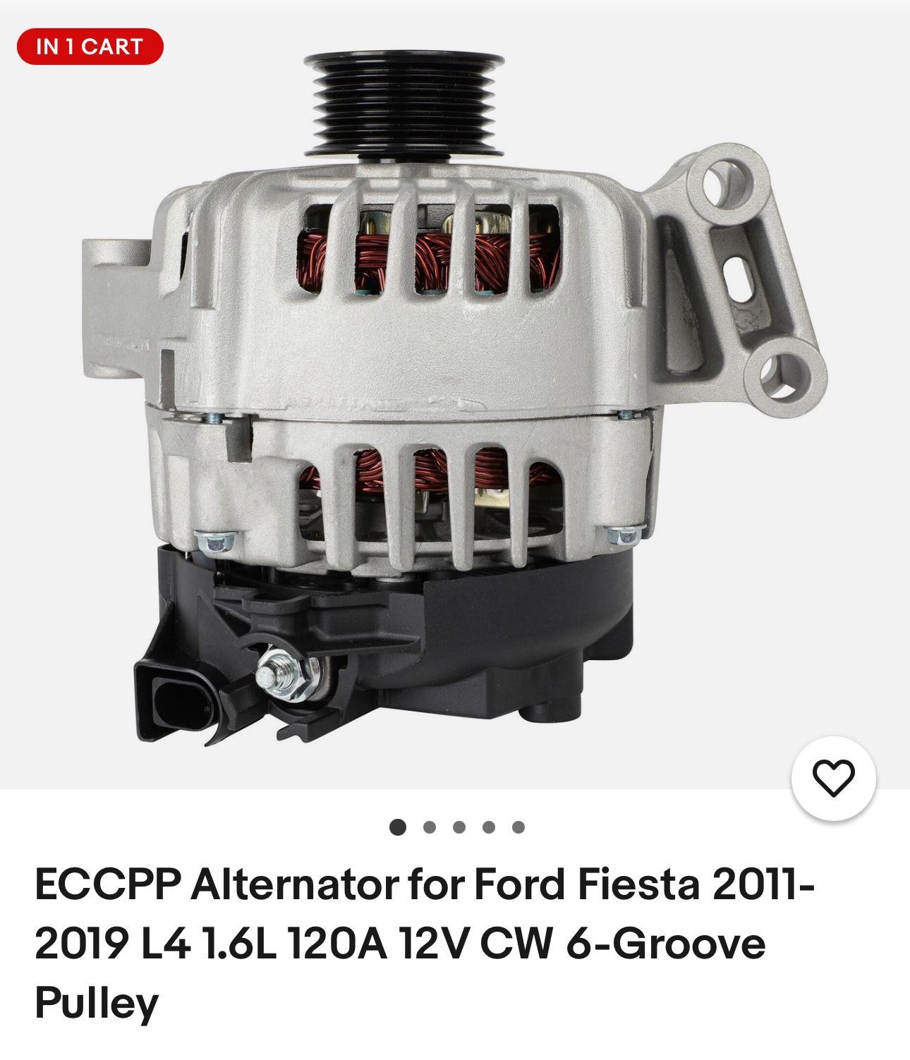 Ford Fiesta Alternator BRAND NEW STILL INBOX UNUSED