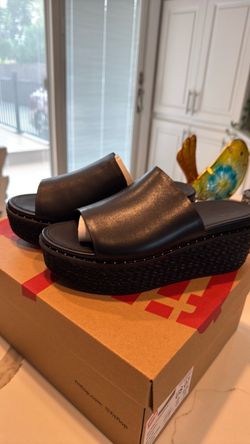 Fit Flop Eloise Espadrille Wedge Sandal Size 7. NEW
