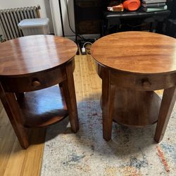 Pair Of End Tables, Like New