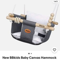 Bbkids Canvas Toddler Baby Cloth Swing Indoor Or Outdoor Brand New 