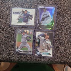 Felix Hernandez 4 Card Lot