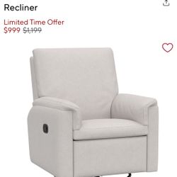 Pottery Barn Rocking sofa chair