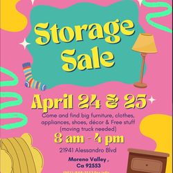 Storage/Moving Sale