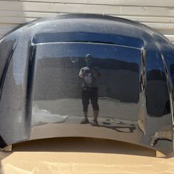 New 2011 - 2022 Jeep Grand Cherokee Carbon Creations Demon Look Hood - Part # 116322 