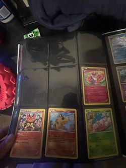Pokémon Card Collection in Binder