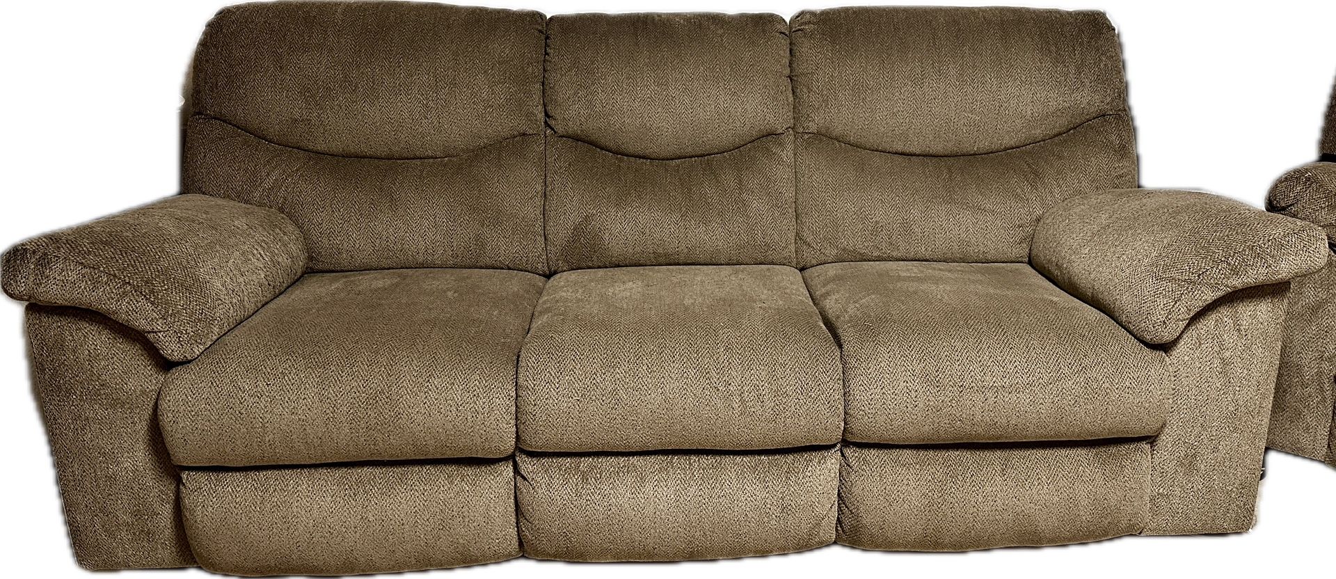 3-piece Recliner Sofa, Love Seat & Rocking Recliner