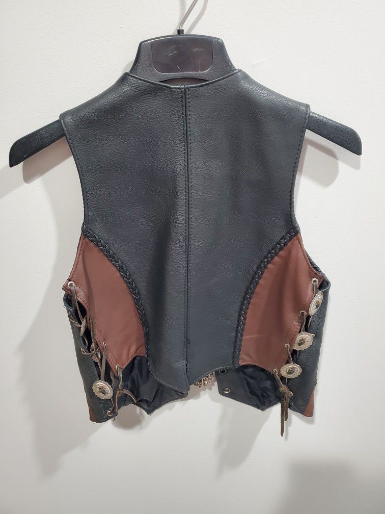 Woman's Leather Vest