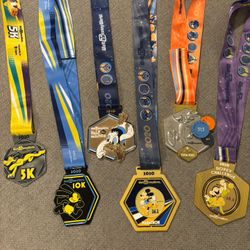 Rundisney 2020 Dopey Challenge Medals