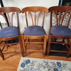 Nichols And Stone "Country Manor" Bar Stools