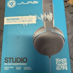 BNEW JLab Studio On-Ear Wired Headphones