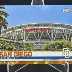 Petco Park San Diego Padres 2019 Topps Chrome Sapphire Orange Refractor /25