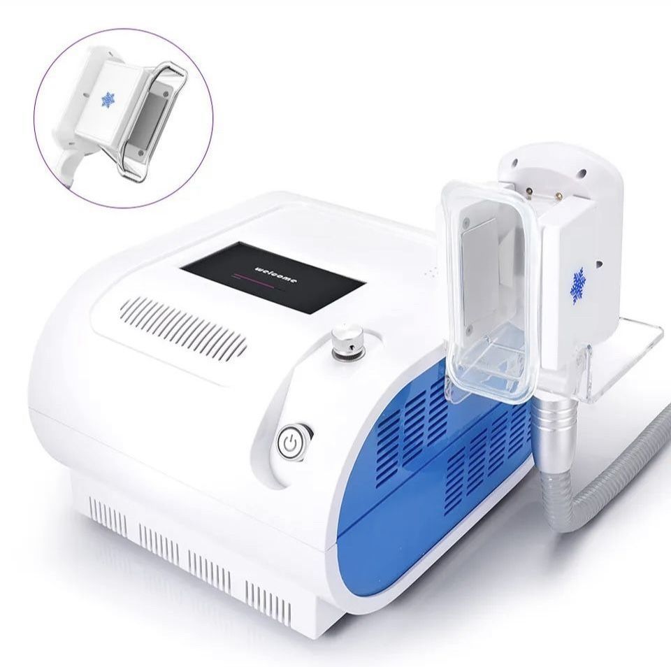 1 Handle Cold Freeze Beauty Machine Body Massager Spa Cooling Vacuum Device