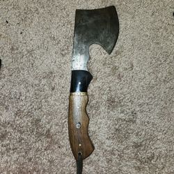  Damascus hatchet