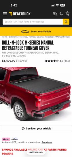Roll n lock m series for 19+ Silverado