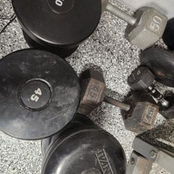 Gym Weights Dumbbells $40 Each