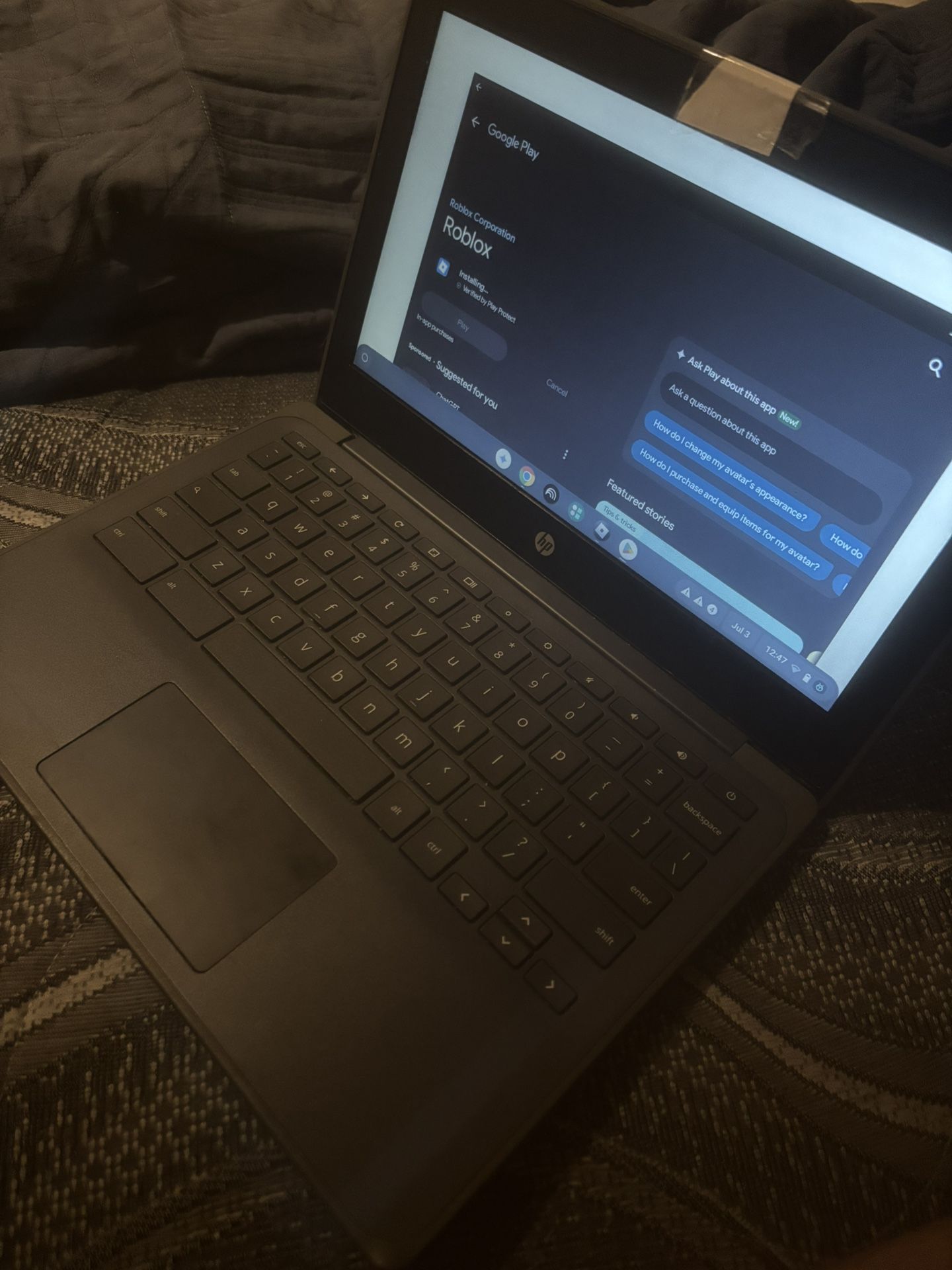 HP chromebook Laptop
