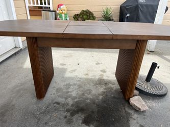 Large modern wooden desk/table