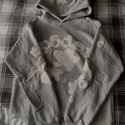 Sp5der Hoodie Grey Medium