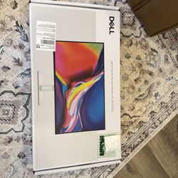 Brand new never used dell 32 plus 4k monitor
