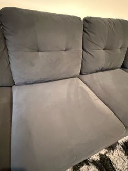 Navy Blue U-Shaped Sectional- Gently Used!