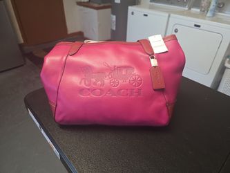COACH FUSHIA PINK MEDIUM TOTE