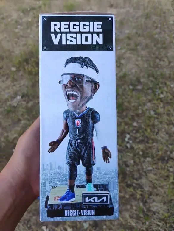 *Autographed* Reggie Jackson Clippers Bobblehead
