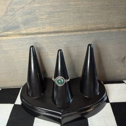 Jade Gemstone Ring - Size 4.75