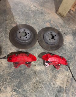 OEM Tesla Model 3 Performance Front Brembo Brake Kit | Calipers, Rotors & Pads