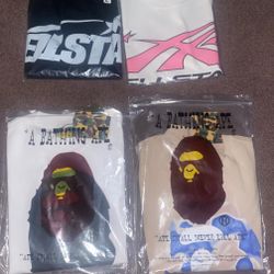 Hellstar And Bape Shirts