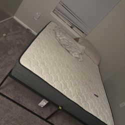 Mattress And Black Frame 