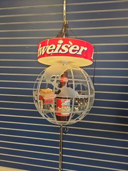 Vintage 1997 Budweiser Clydesdale Carousel World Globe P818276-1