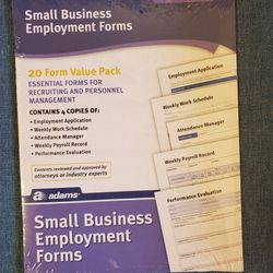 Adams Small Business Employment 20 Form Value Pack