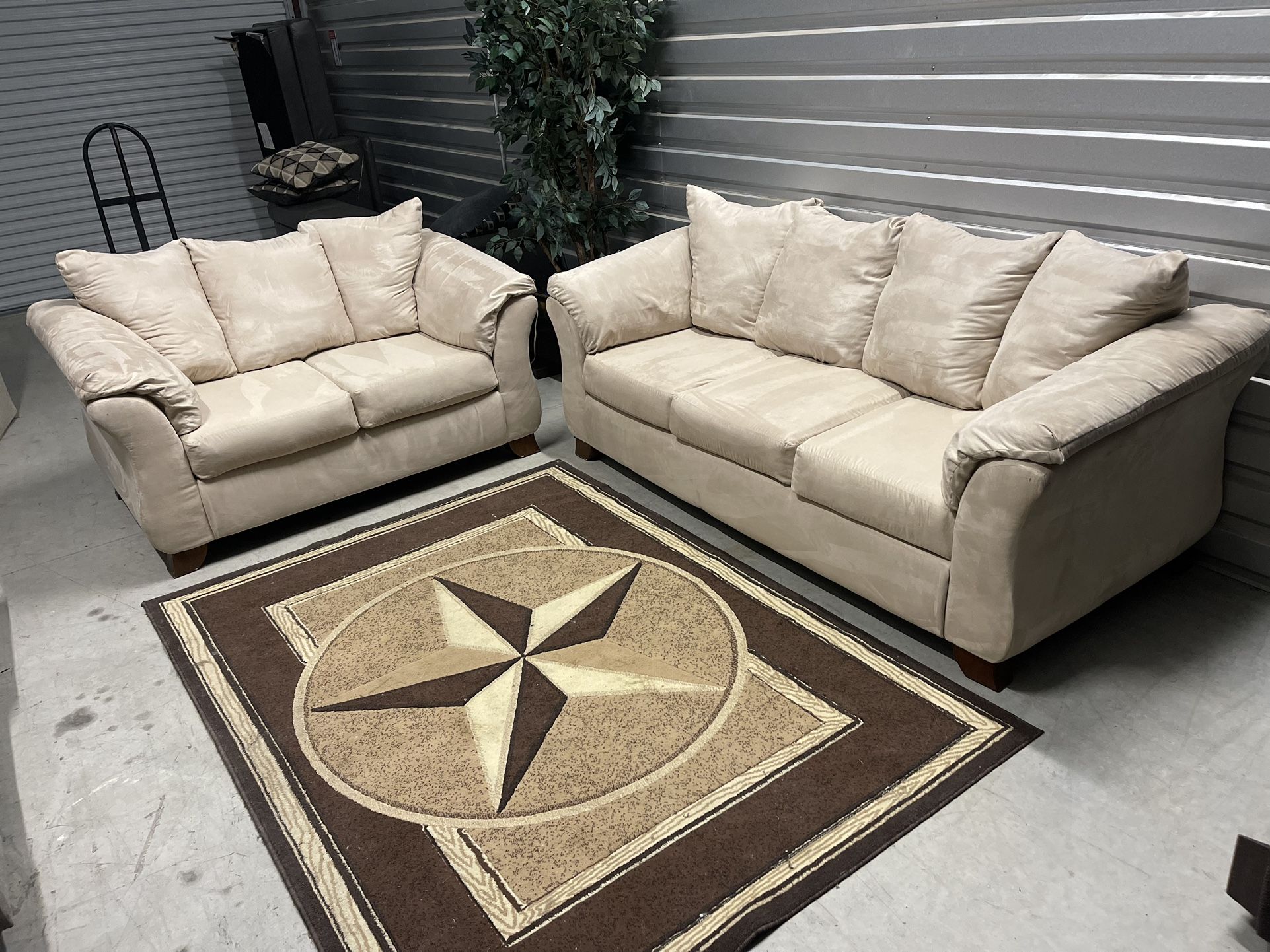 2 Piece Sofa Set Free Delivery Couch Set! for Sale in San Antonio, TX OfferUp