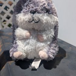 Grey And White Hamster Plushie