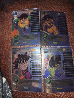 DBZ Vintage Panini Cards