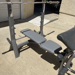 Olympic Weight Bench / Bar / Weights Plates       270 Dollars 