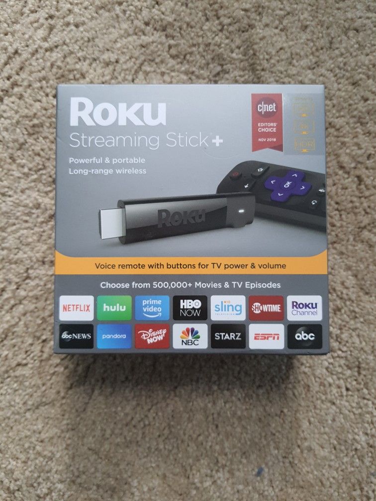 NEW. Roku Streaming stick +.  The Nice One!!