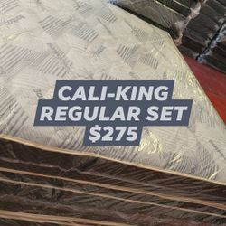 Cali-King Regular Mattress Set 