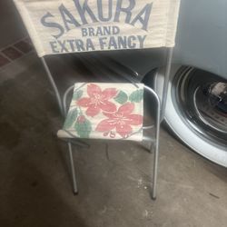 Vintage Folding Chair/stool 