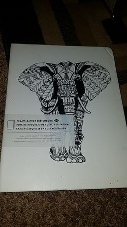 Vegan leather sketchbook