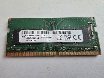 Micron 16GB DDR4 3200MHz PC4-25600 260-Pin SO-DIMM Laptop Memory RAM